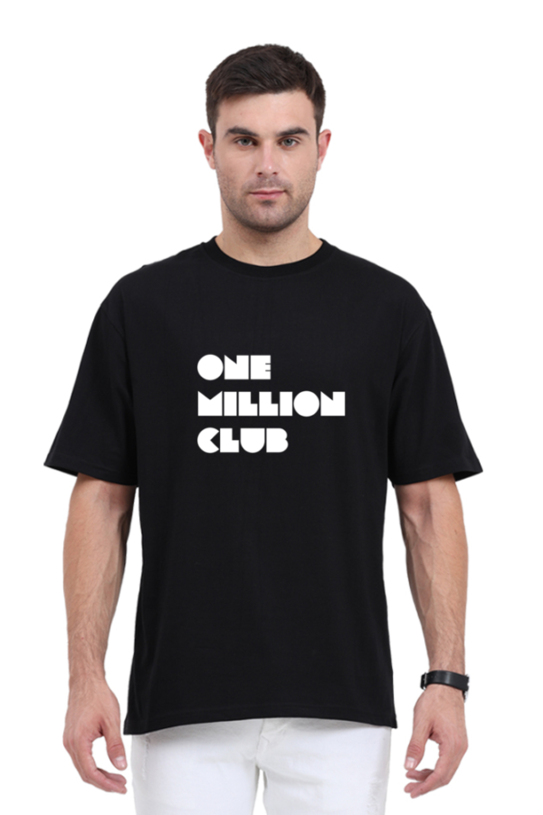 One Million Club Dark Bold Edition Printed T-Shirt